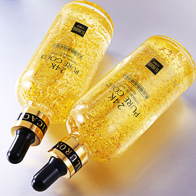 24K Gold Essence Moisturizing Skin Rejuvenation Niacinamide Essence Female Skin Care Products