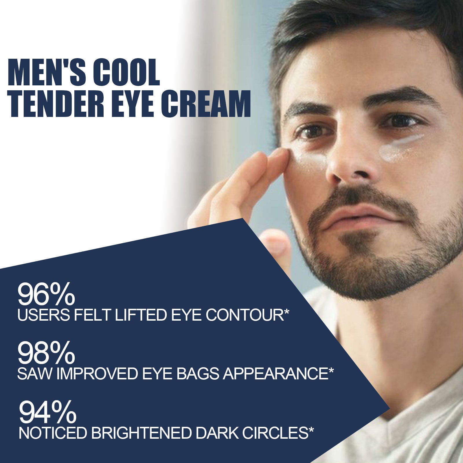 Men's Retinol Eye Cream Firming Eye Bags Dilutes Dark Circles Fine Lines Moisturizing Eye Cream