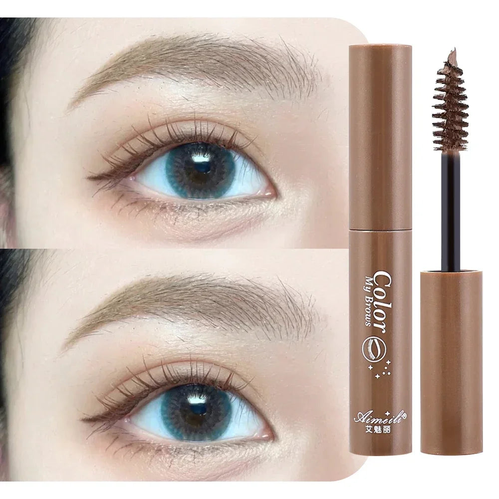 Waterproof Natural Liquid Dyeing Eyebrow Cream Long Lasting Black Brown Tint Eyebrow Beauty