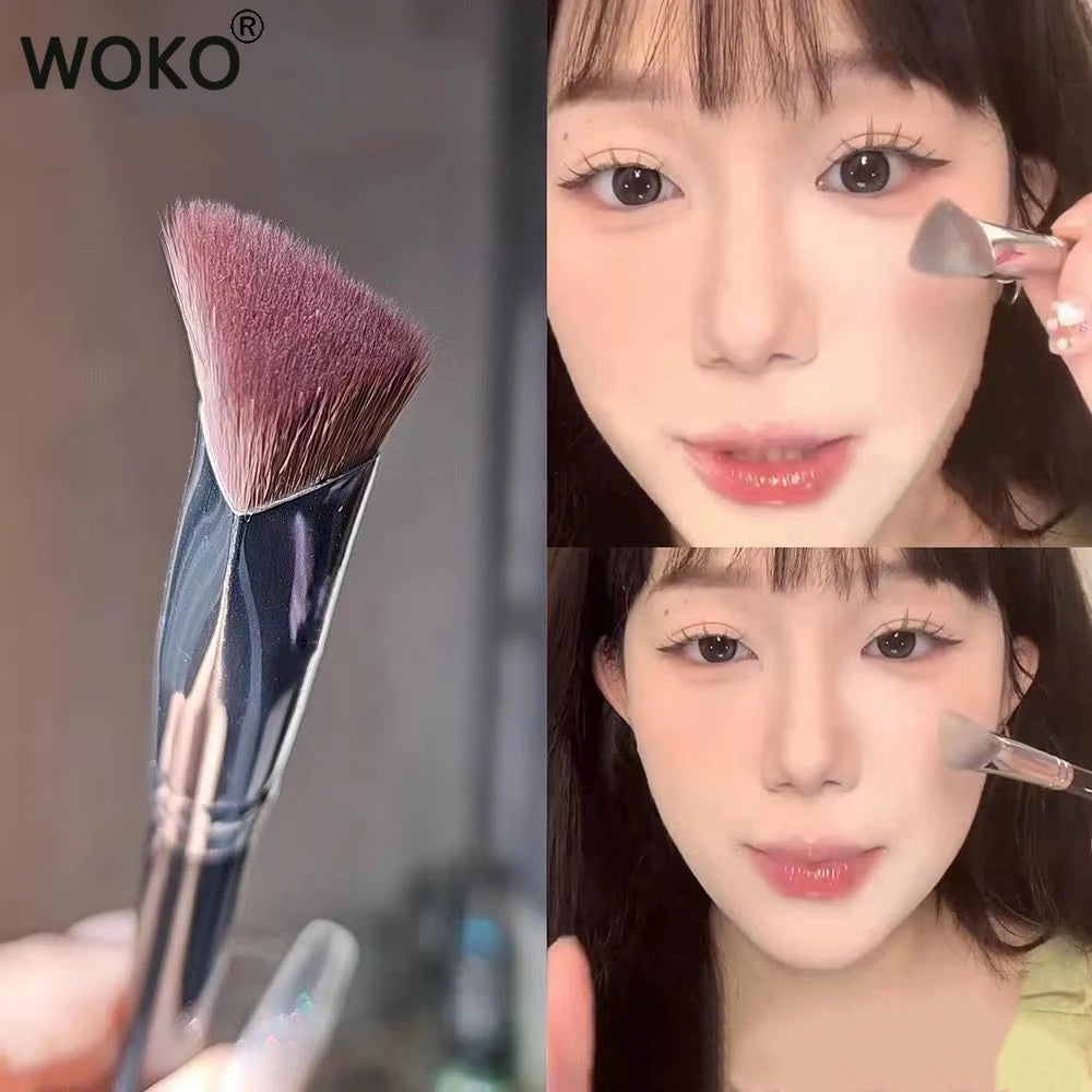 Angled Brush Face Contour Foundation Concealer Brush Triangle shape Brushes