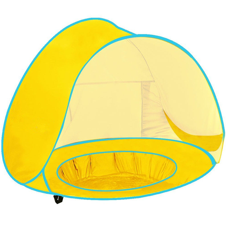 Processing custom beach tent LOGO printing tent sunscreen number UV50+ waterproof polyester children's pool tent
