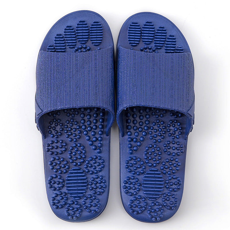 Foot massage sandals and slippers female household summer couples home indoor bathroom non-slip soft bottom summer slippers for men