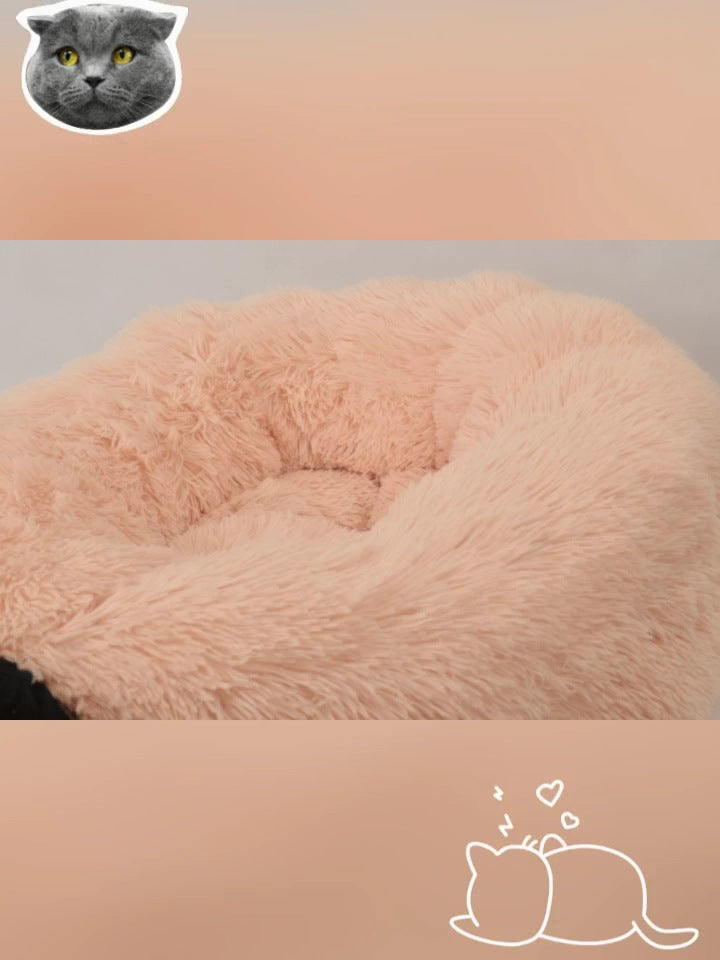 Orthopedic Dog Bed Comfortable Donut Cuddler Round Dog Bed Ultra Soft Washable Dog and Cat Cushion Pet Bed Cama Para Cachorro