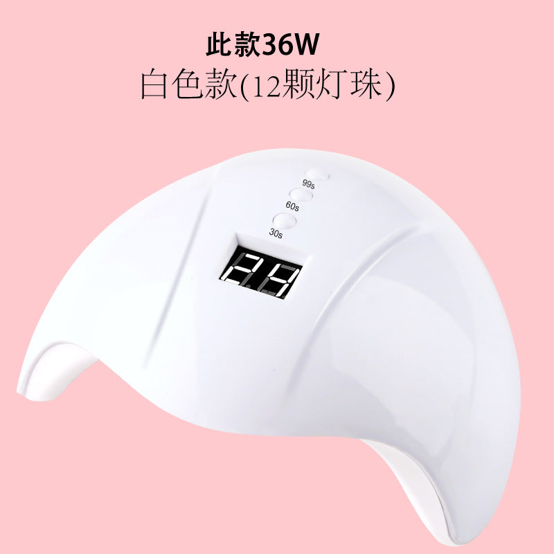 36W intelligent sensor nail lamp LED/UV light therapy machine automatic three-speed timing USB nail polish baking lamp