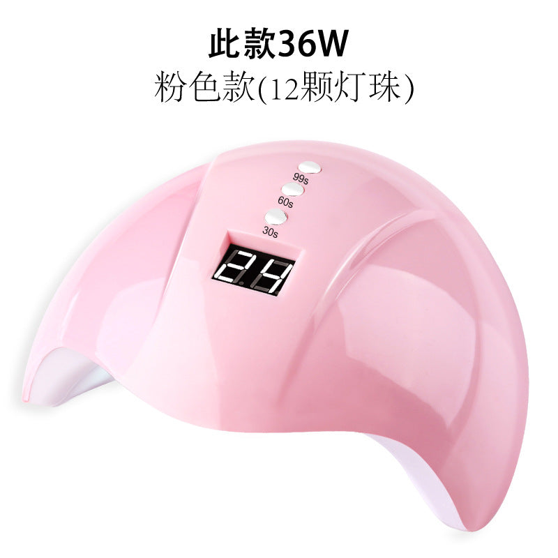 36W intelligent sensor nail lamp LED/UV light therapy machine automatic three-speed timing USB nail polish baking lamp