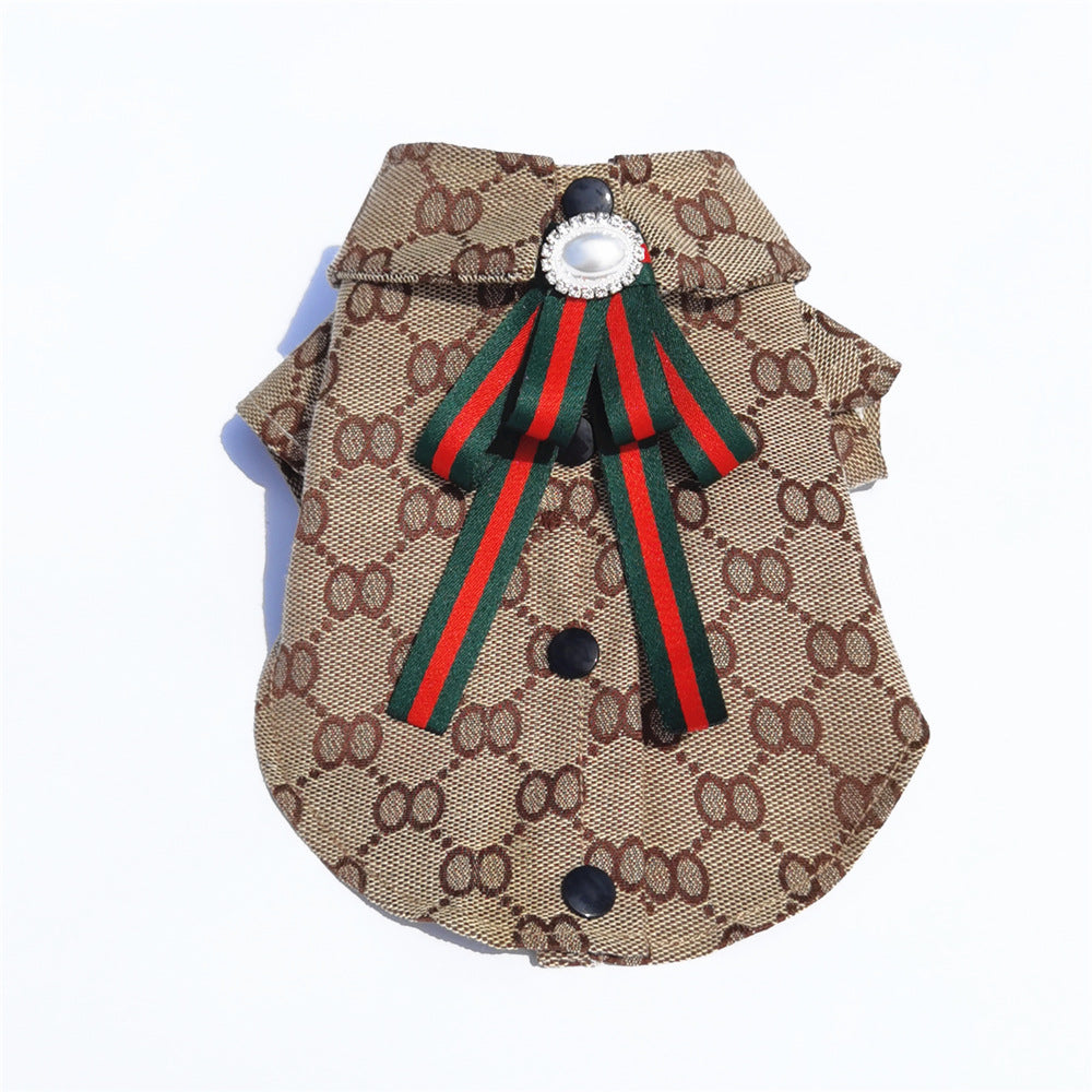 Original small fragrance pet clothes Teddy Bichon bullfight cat skirt shirt pet supplies factory wholesale