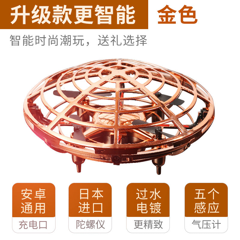 Mini Helicopter UFO RC Drone Infraed Hand Sensing Aircraft Electronic Model Quadcopter flayaball Small drohne Toys For Children