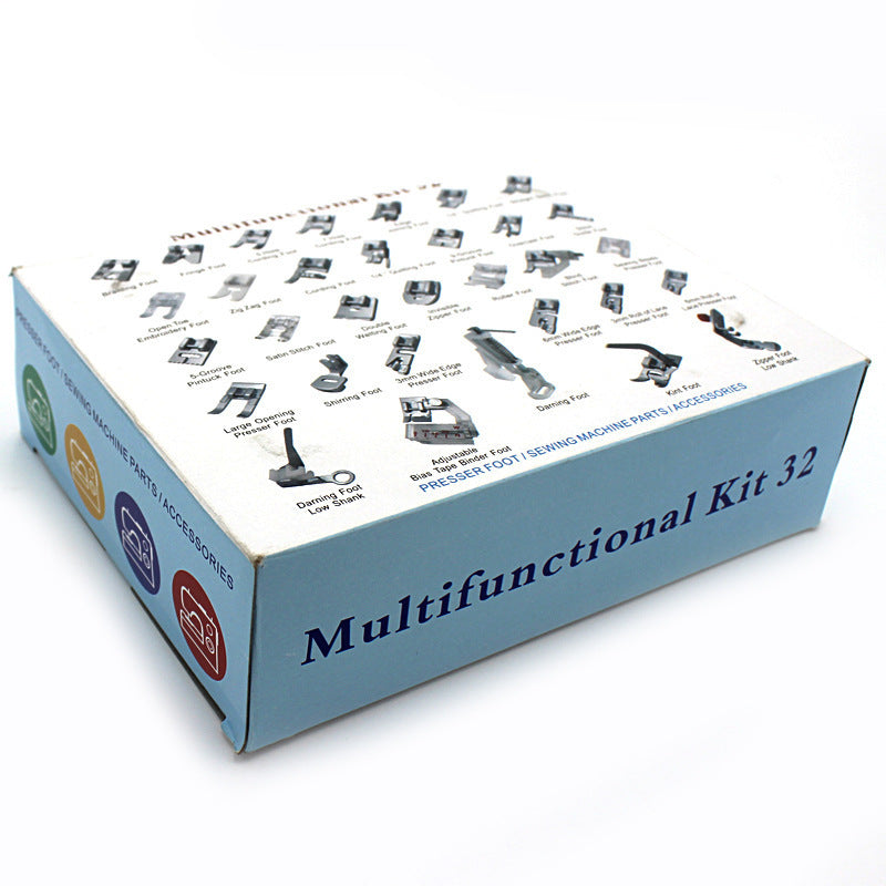Household multifunctional sewing accessories 32 pieces 42 pieces 48 pieces 52 pieces 62 pieces 72 presser foot set sewing machine presser foot