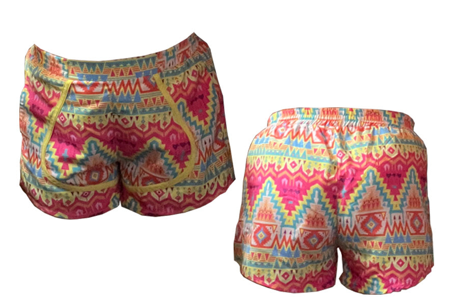 Boardshort in Digital Print for Female Surfers