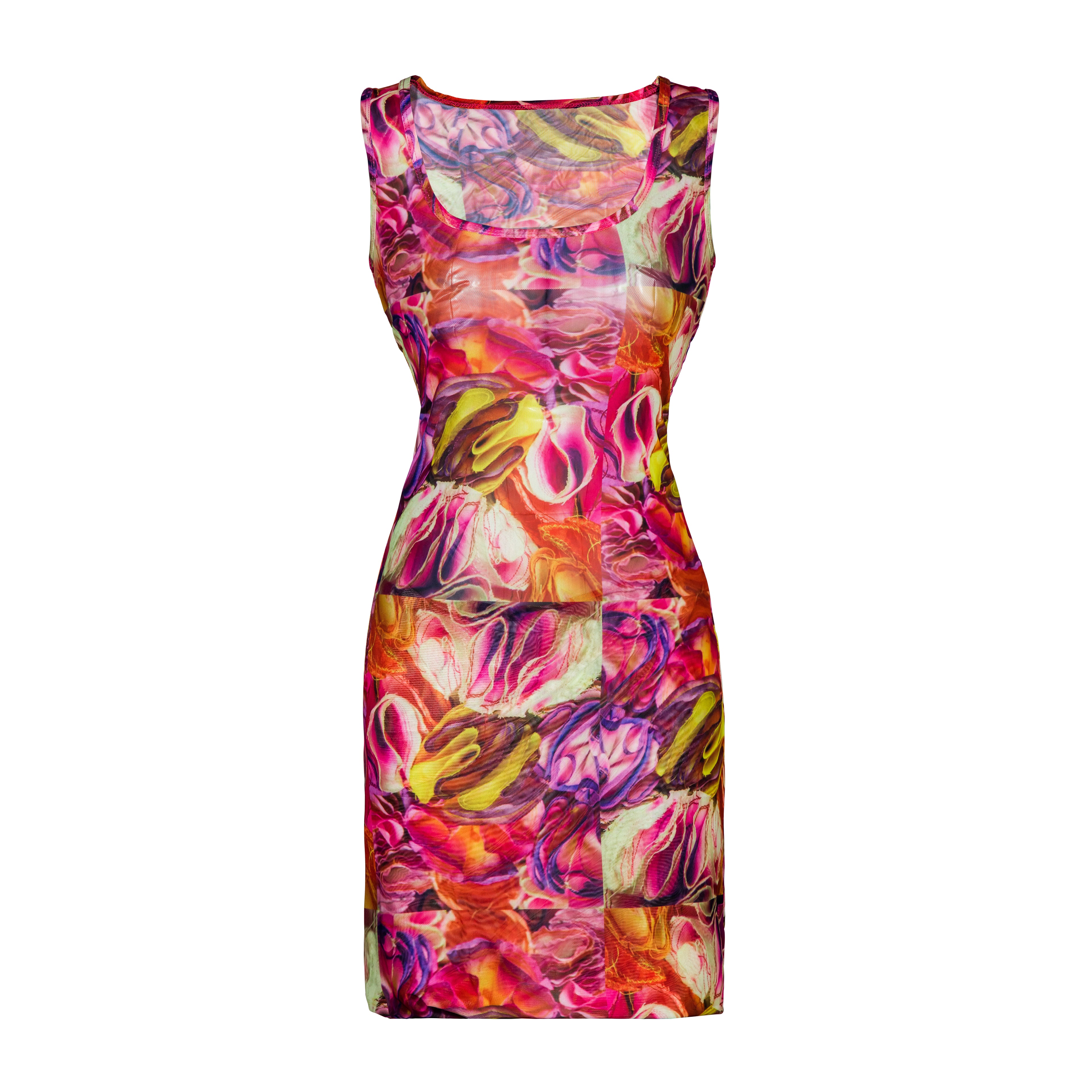 Digital Printed Long & fitted Dress