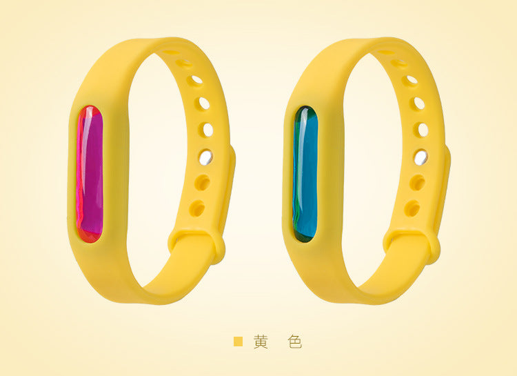 Cartoon mosquito repellent bracelet plant essential oil silicone infant anti-mosquito formula can be customized for children adult universal