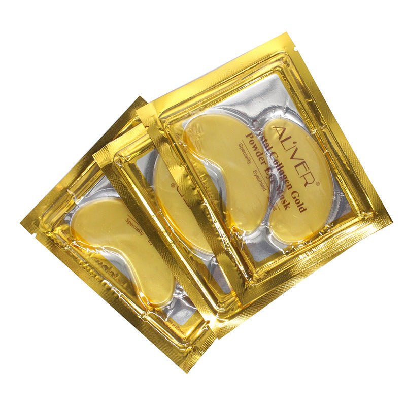 ALIVER collagen eye mask gold eye patch to dark circles to eye bags fine lines anti-wrinkle lady eye mask