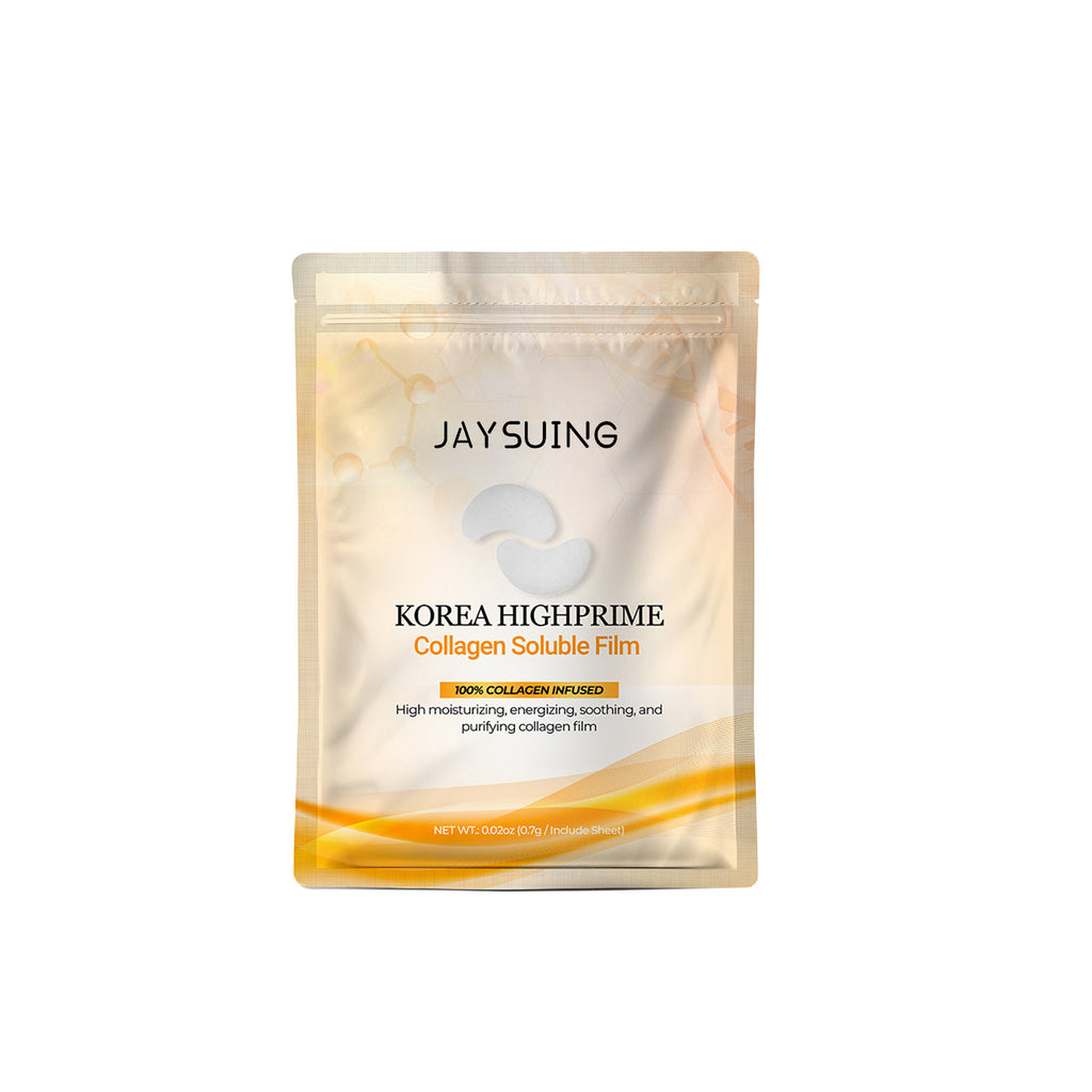 Jaysuing collagen soluble film eye mask forehead cheek lightening fine lines lifting firming mask