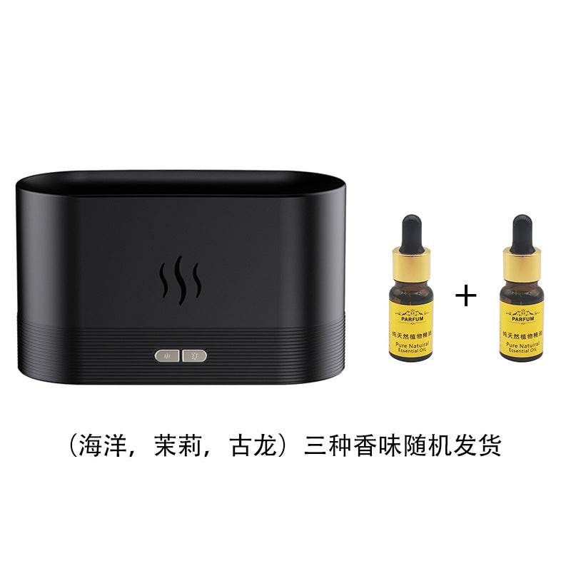 flame humidifier aromatherapy humidifier mute simulation flame aromatherapy machine bedroom living room atmosphere light