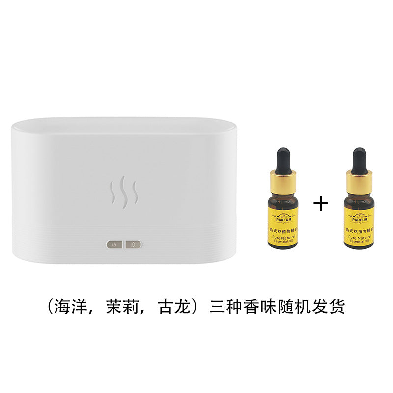 flame humidifier aromatherapy humidifier mute simulation flame aromatherapy machine bedroom living room atmosphere light