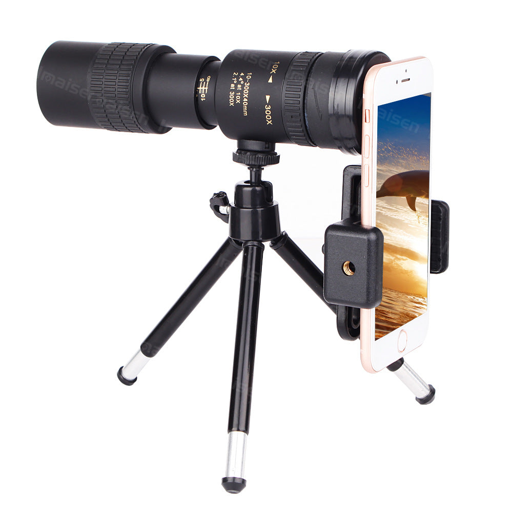 telescopic zoom monocular high-definition high-power telescope mobile phone camera monocular