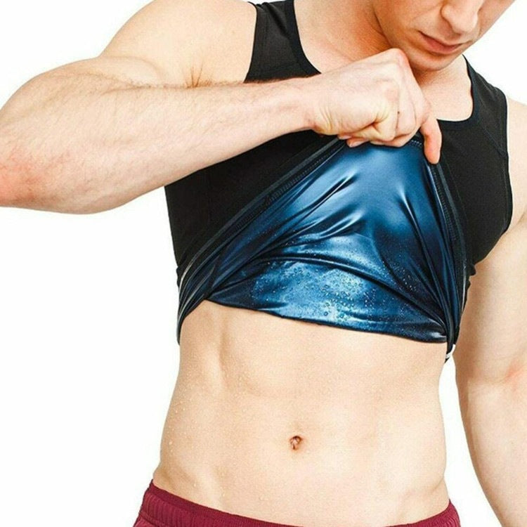 Men's and women's corset burst sweat clothing fat burning belly fitness sweat vest running sportswear body shaping clothing yoga clothing